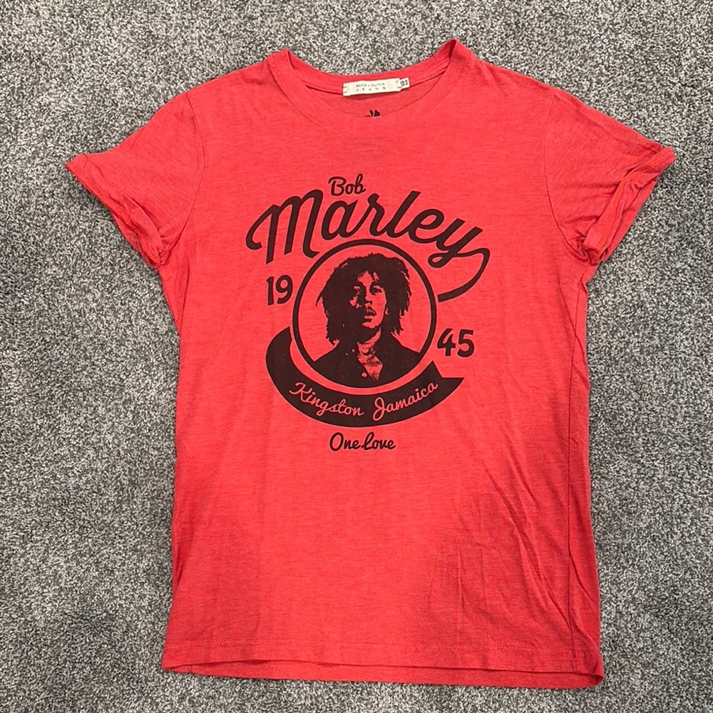 Alice + Olivia Bob Marley Graphic T-Shirt
